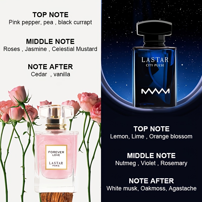 bottles couples combination set perfume floral sip notes Temu