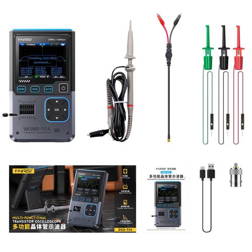 3 in 1 handheld digital oscilloscope transistor tester source portable electronic tester tools