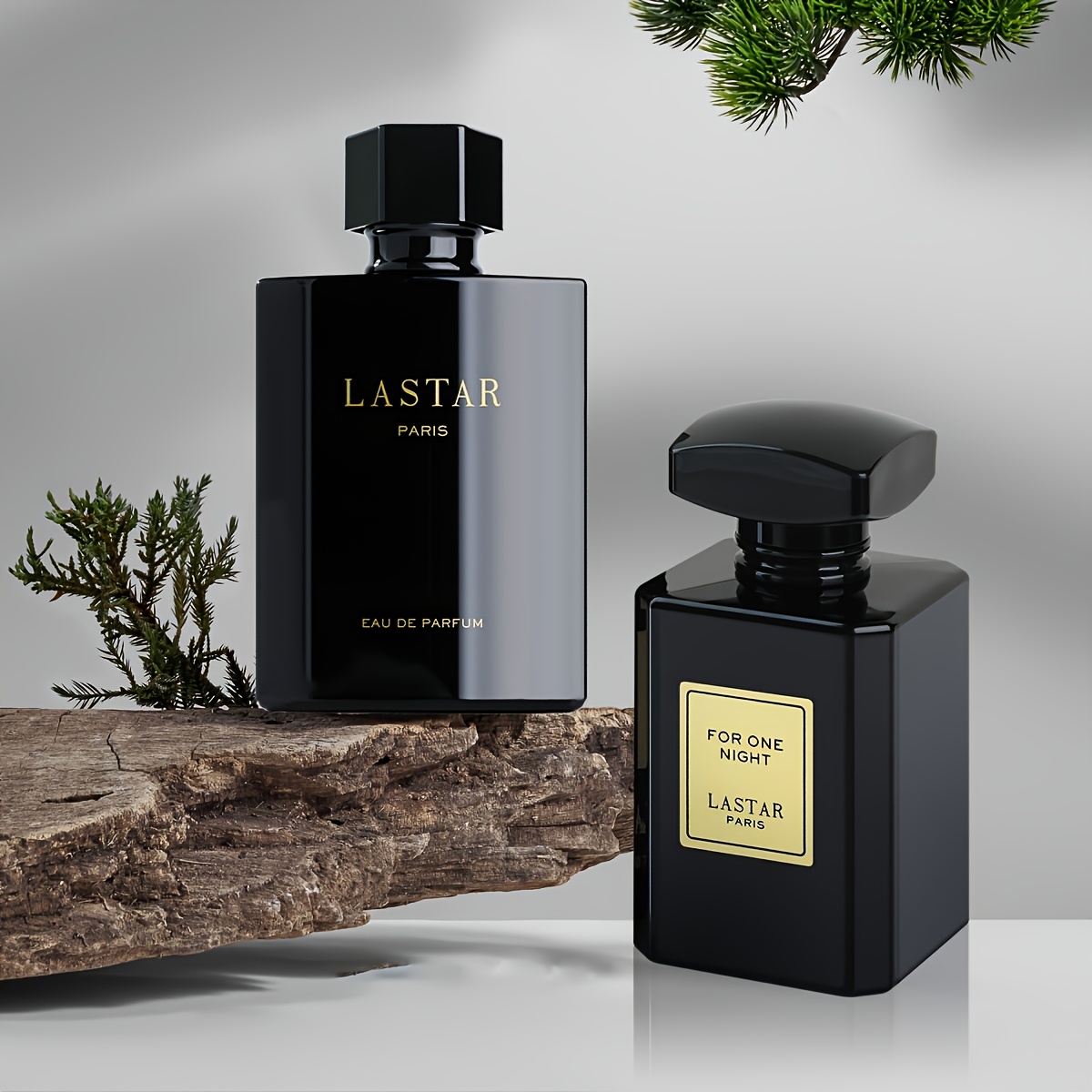 Image of [2 Bottles ] 105ml Men's Eau De Toilette Set, Containing The Scents Of Vanilla, Patchouli, Cedar And Sandalwood, Pheromone Men's Cologne, Perfect And Holiday Gift For Business Events & Parties For