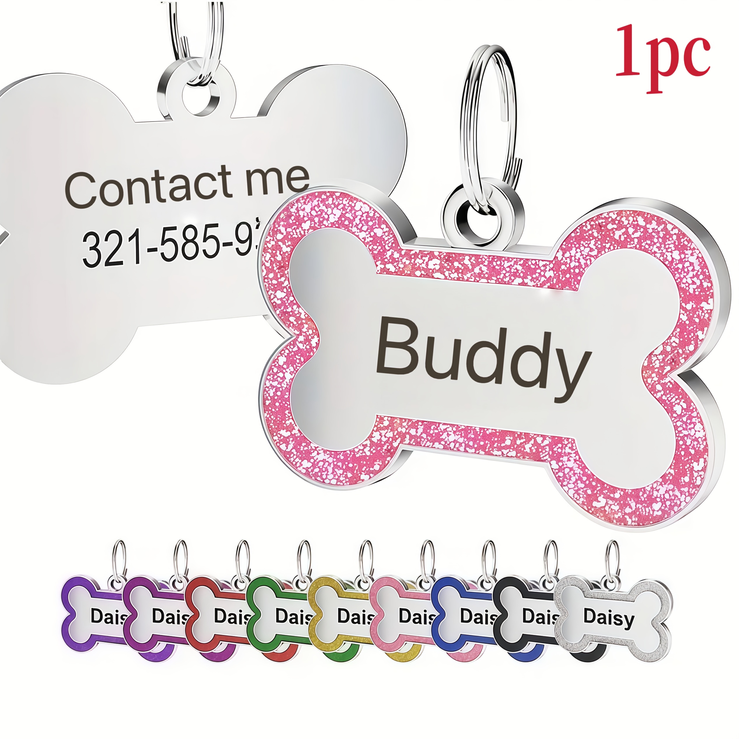 TEMU A Custom Dog Tag For Pets, Designed To Prevent Loss, Suitable For Small To Medium-sized Cats And Dogs