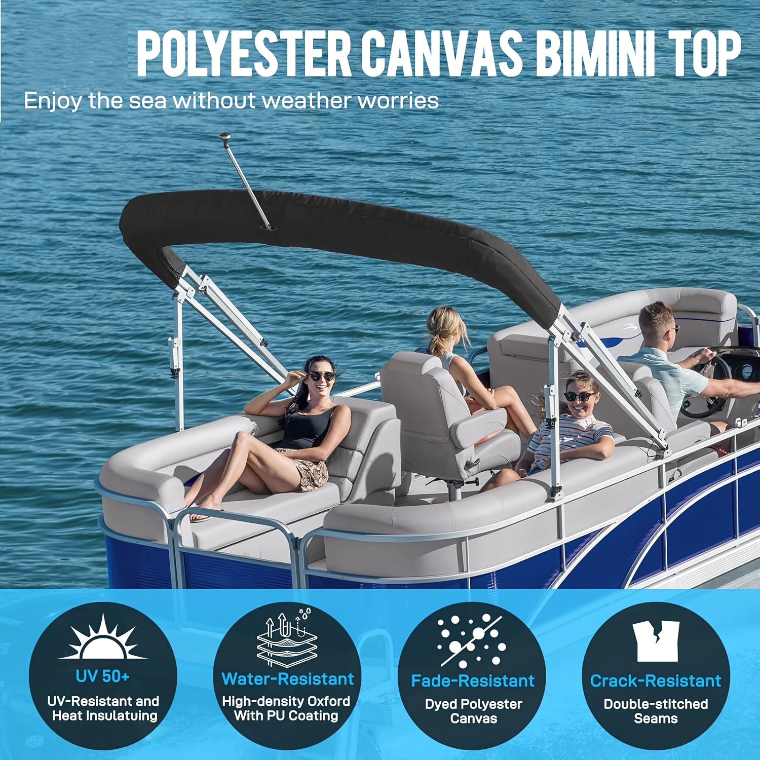 Canvas Bimini Top Boot Cover Bimini Top Storage Boot Cover Light