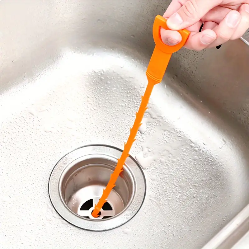 2pcs 5pcs kitchen pipe unclogging hook sewer toilet unclogger household sink drainage anti blocking cleaning hooks details 0