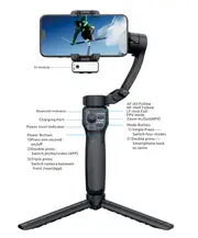 qaml 3 gimbal stabilizer ai 3 9 4 usb charging 3600mah battery wireless functionality details 0