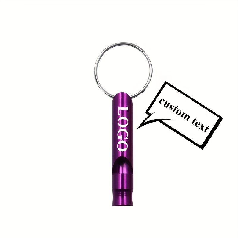 Customizable Aluminum Alloy Outdoor Survival Whistle