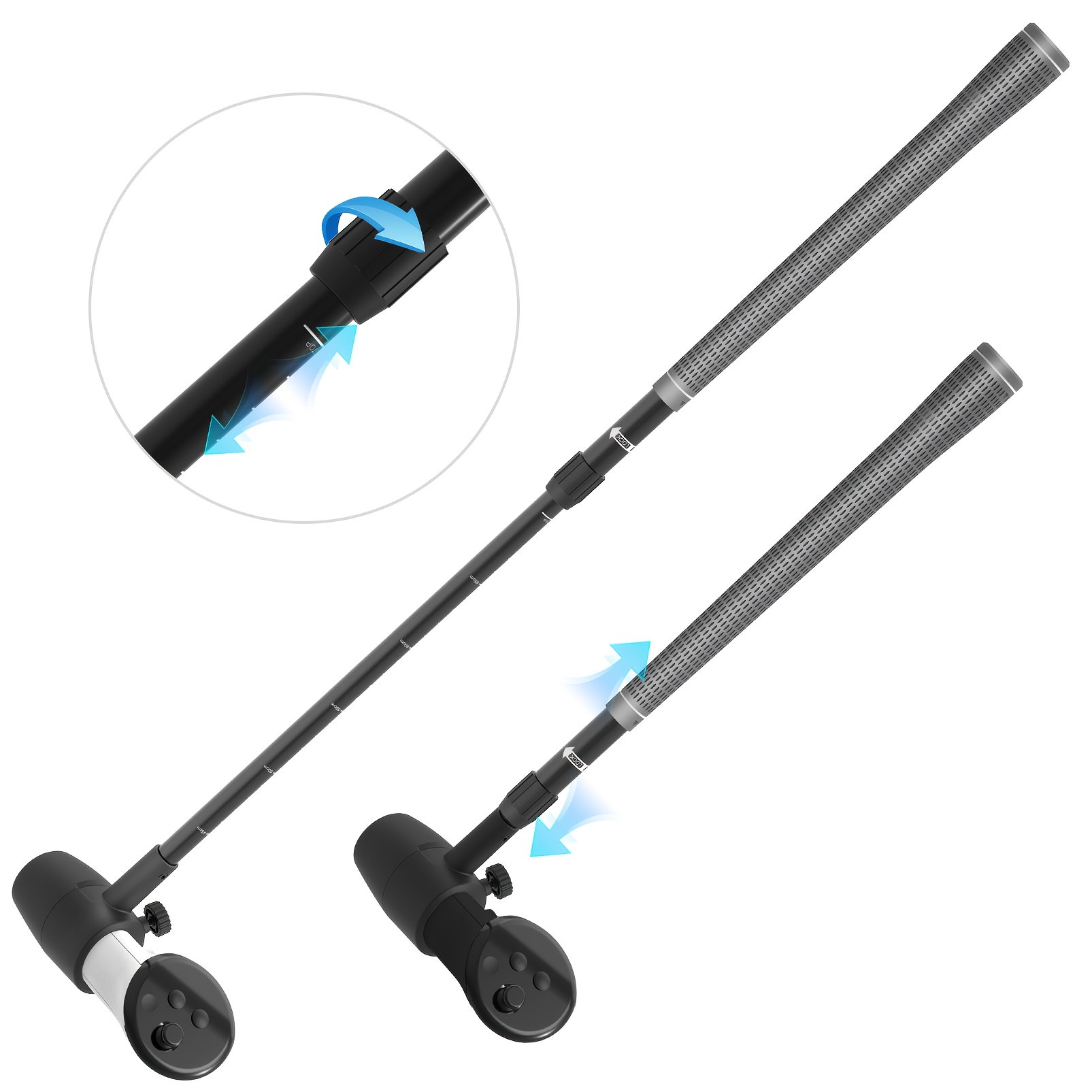 TEMU Adjustable Length Vr Golf Club Handle For 3s/quest 3/oculus Quest 2