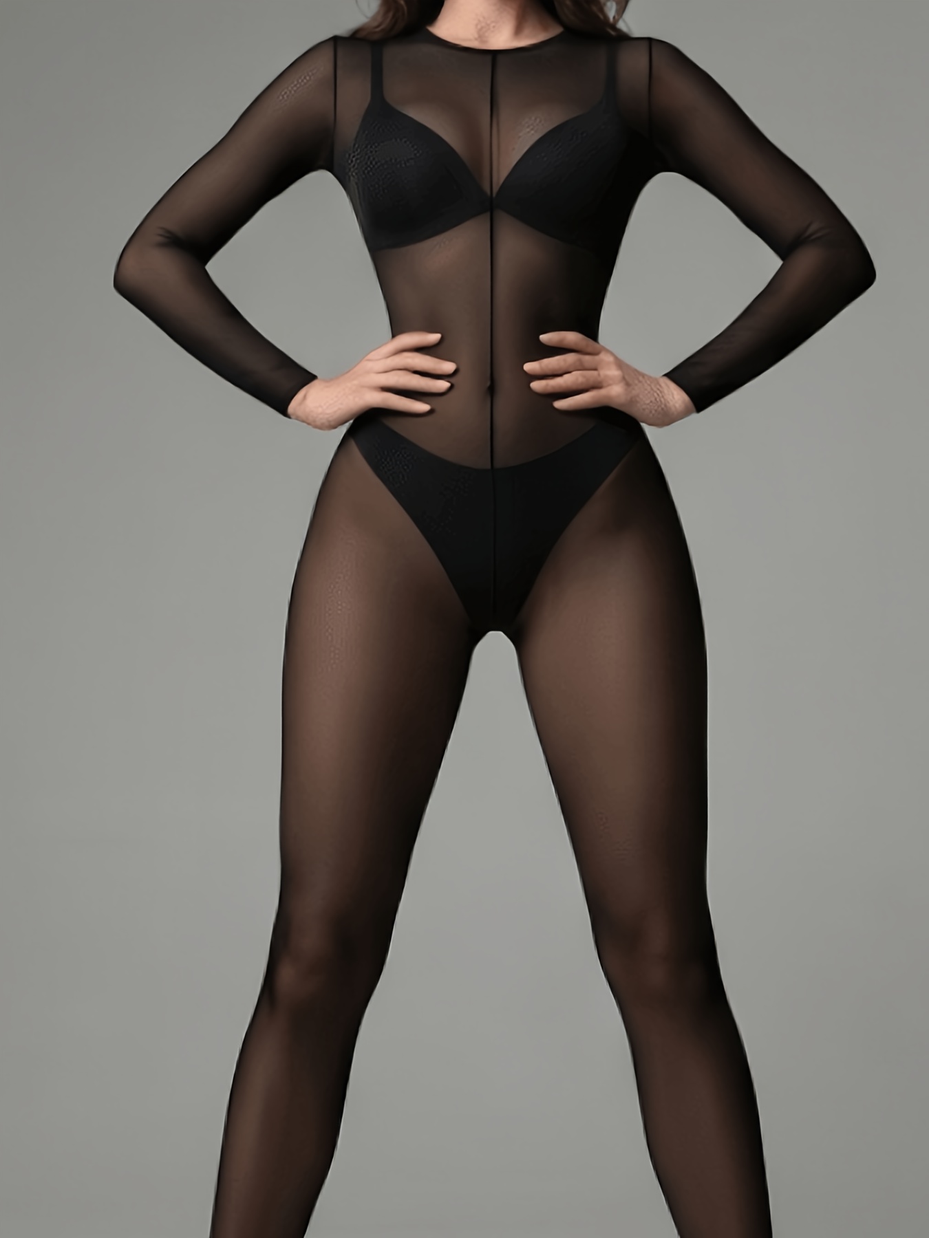 Women's Spring Summer Slim Fit Black Jumpsuit