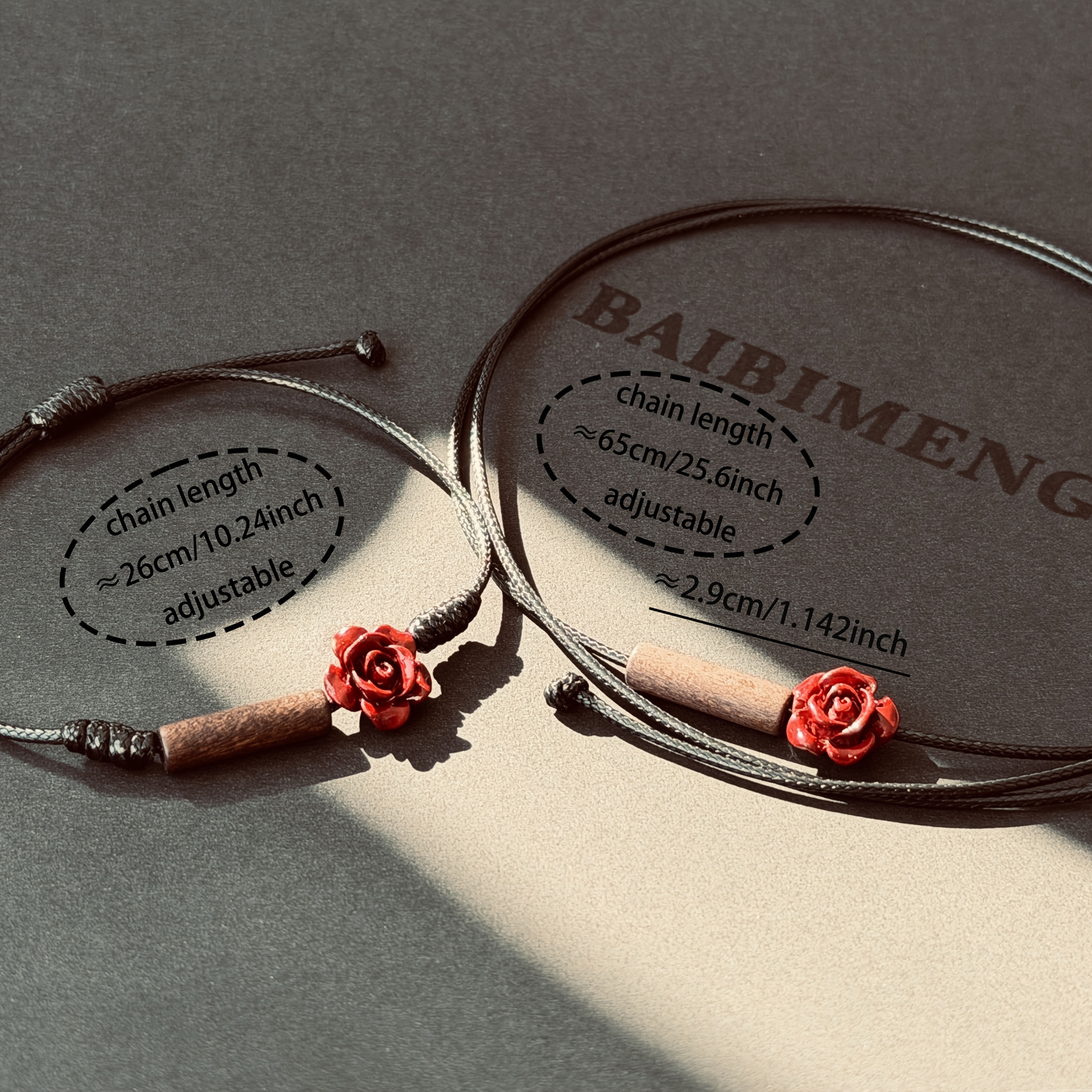 Women's Versatile Atmosphere Rose Bracelet Necklace