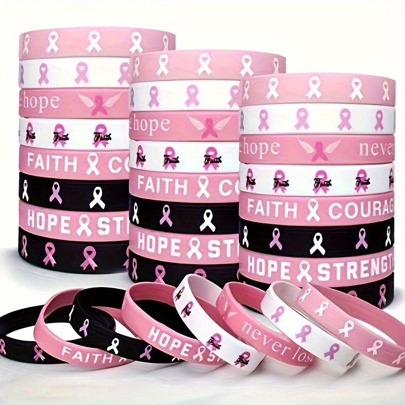 

Awareness Silicone Bracelets - 16/24pcs Piece For Women's Empowerment & Prevention Promotion