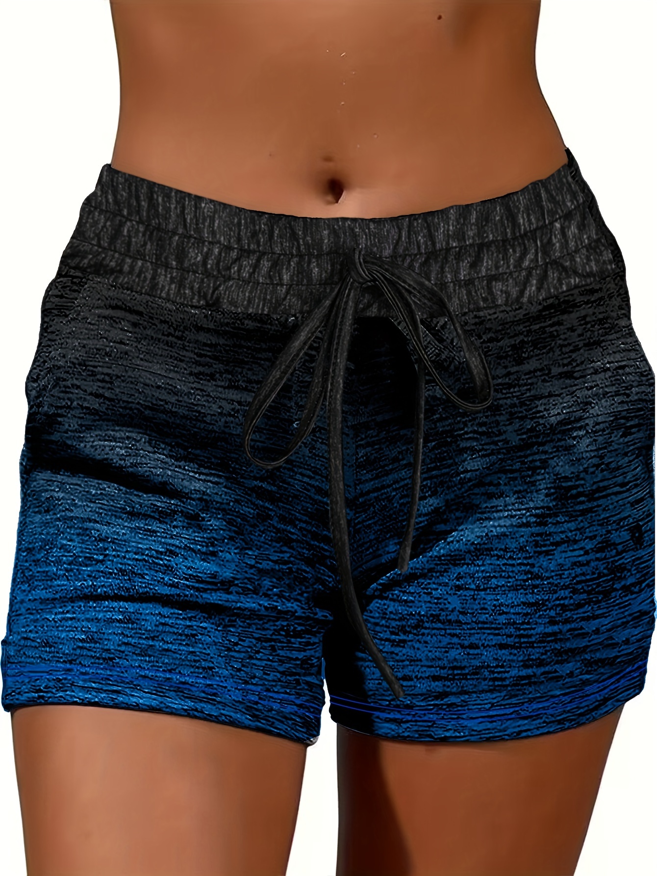 2084 spring summer new european and american womens wear fashion     gradient short shorts