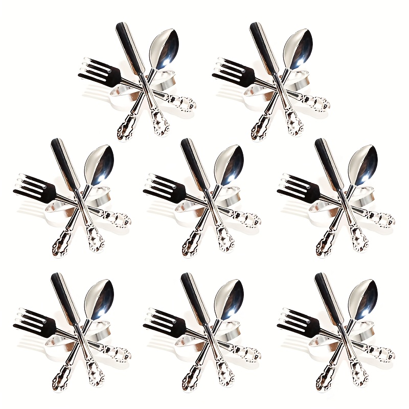 8pcs golden cast iron napkin rings elegant utensil Temu Bahrain