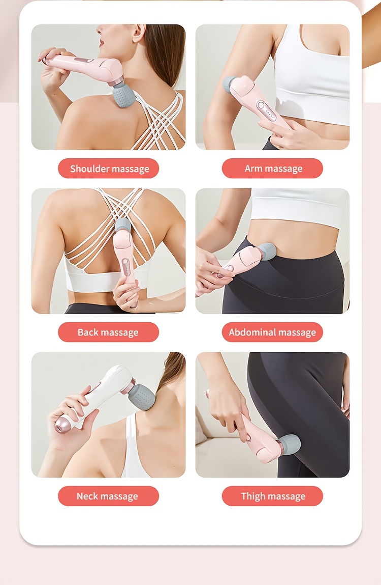 electric handheld massager with a 90 rotating massage head suitable for neck back legs and full   to carry its a perfect gift for   Product details 7