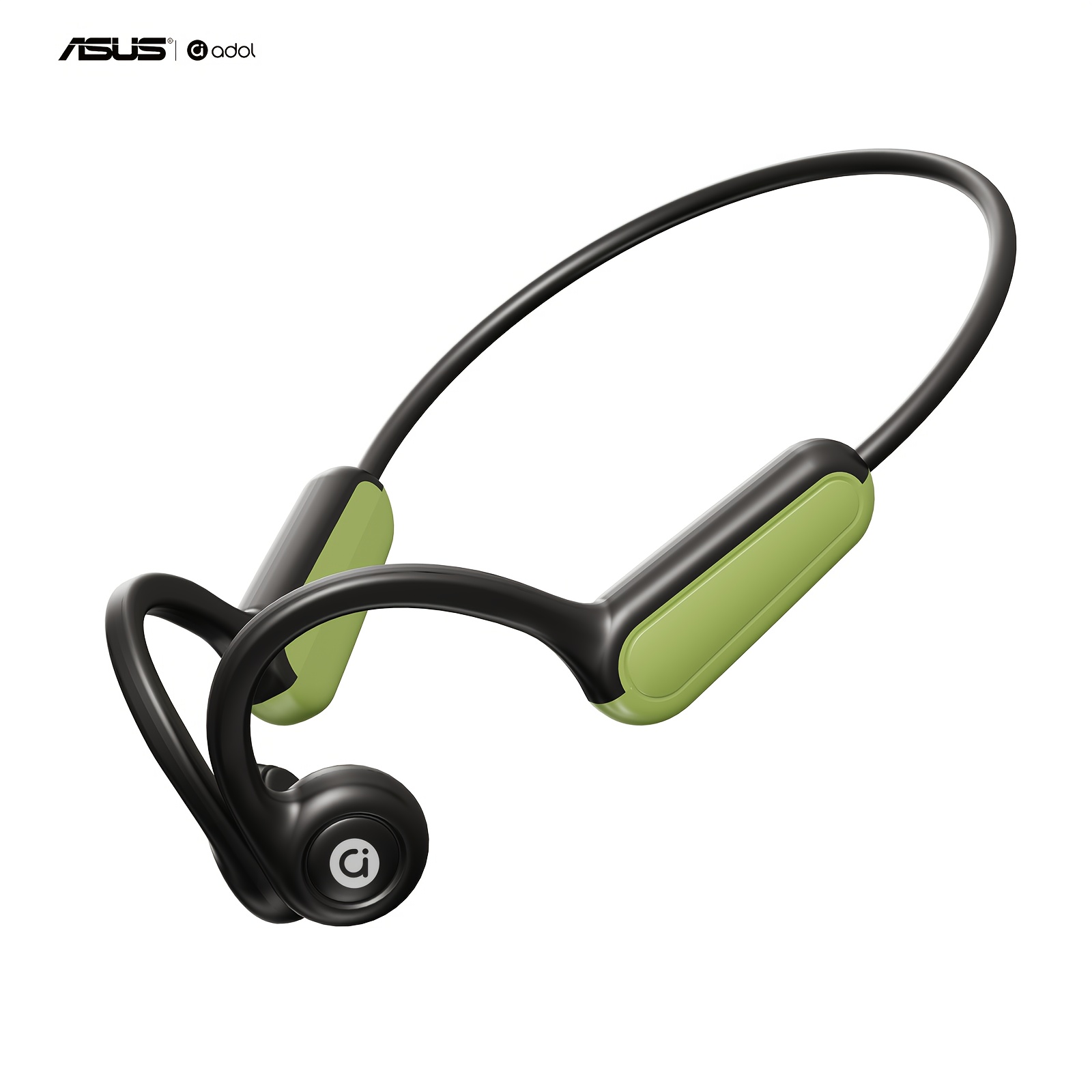 Asus Open-ear Bone Conduction Wireless Headphones, Built-in Microphone And Button, Ideal For Gaming, Cycling, And Gym Workouts