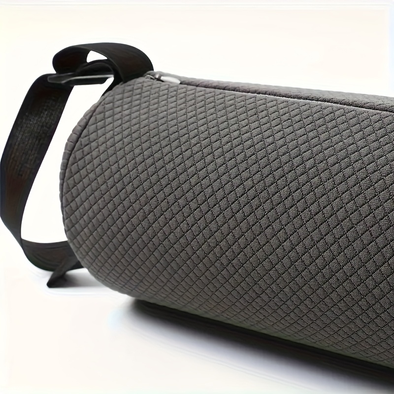 ergonomic memory foam back support pillow for office chair breathable durable comfortable lumbar cushion neck roll support   for lower   from car office chair computer ergonomic portable travel pillow chest posture   seat pad soft woven polyester cover machine washable Product details 3