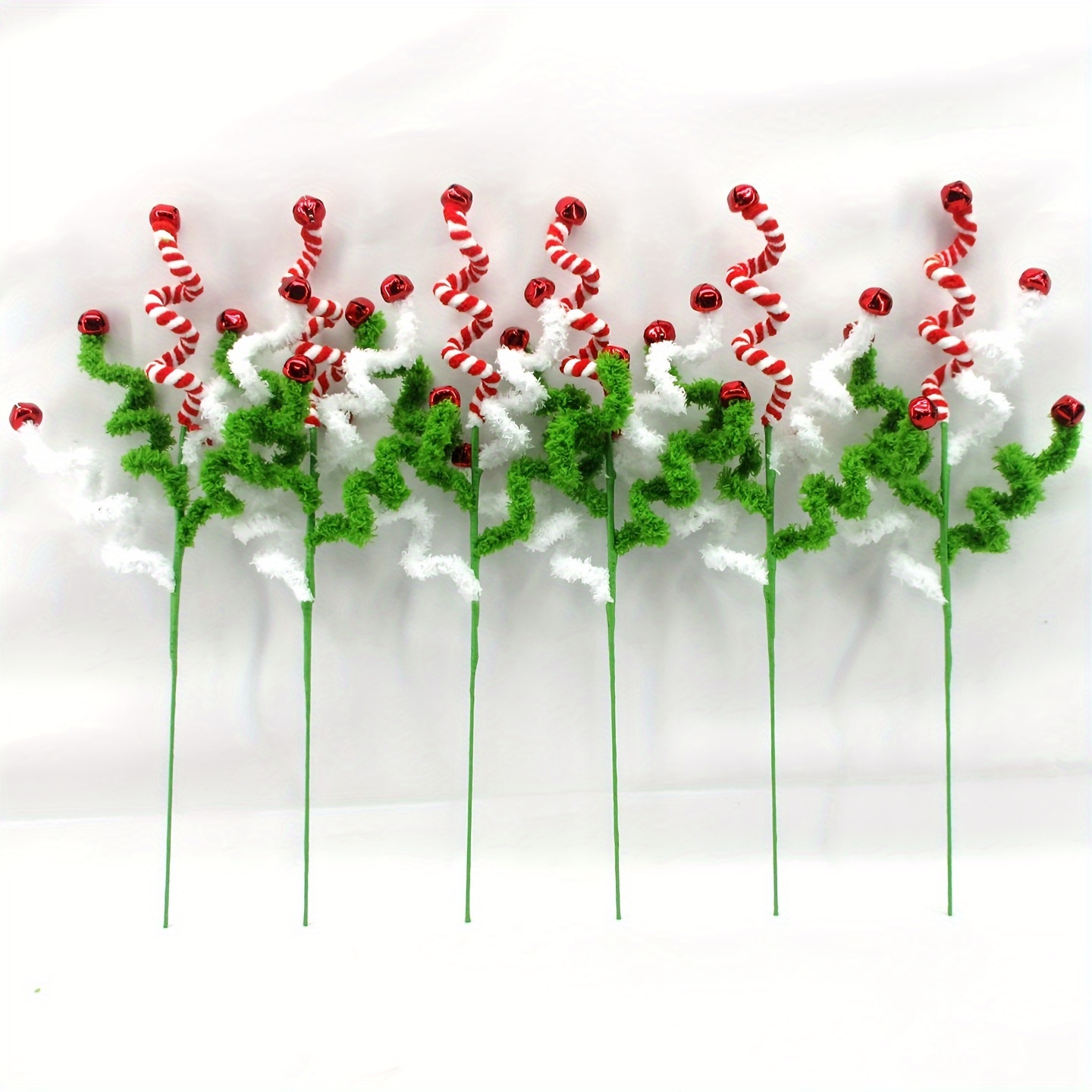 TEMU Boutures de branche de rouge/vert fruit/blanc de 18 po (6 pièces) pour décoration de Noël/Nouvel An/Pâques/Saint-Valentin