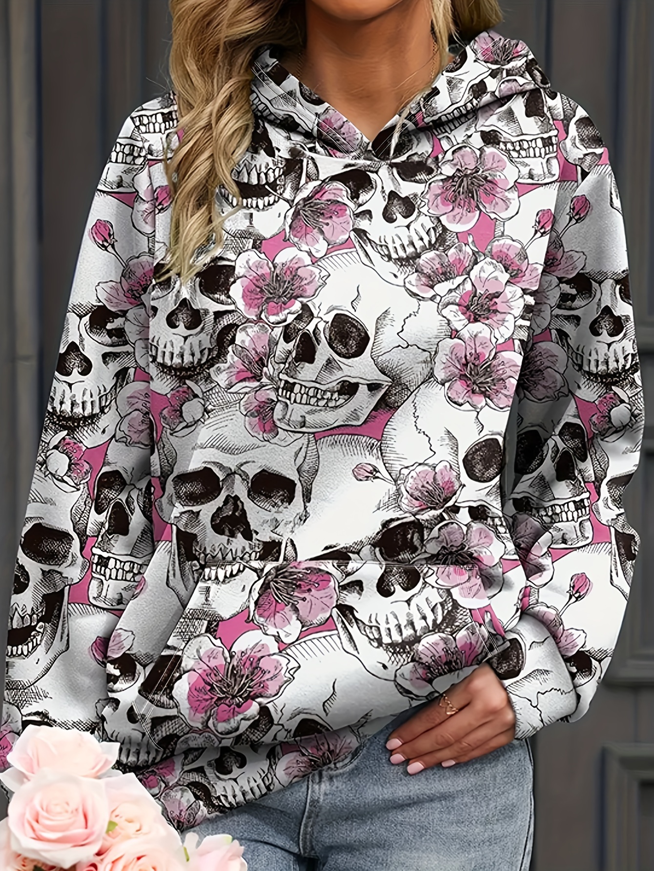 skull hoodie sold on Temu United States skull hoodie sold on Temu United States