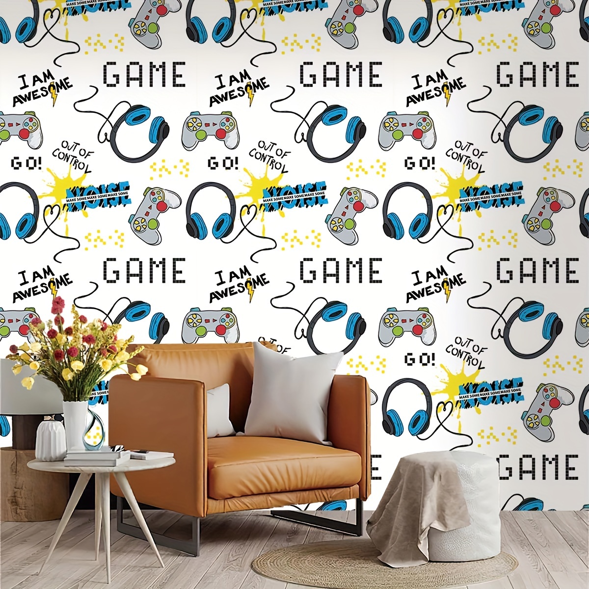 

[top-] & - 17.7"x118" Roll, Decor For Boys' , , And Desk - Removable For Cabinets &