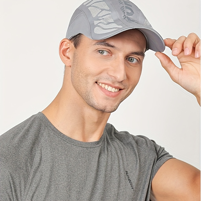 summer sport letter hat mens breathable mesh - Temu