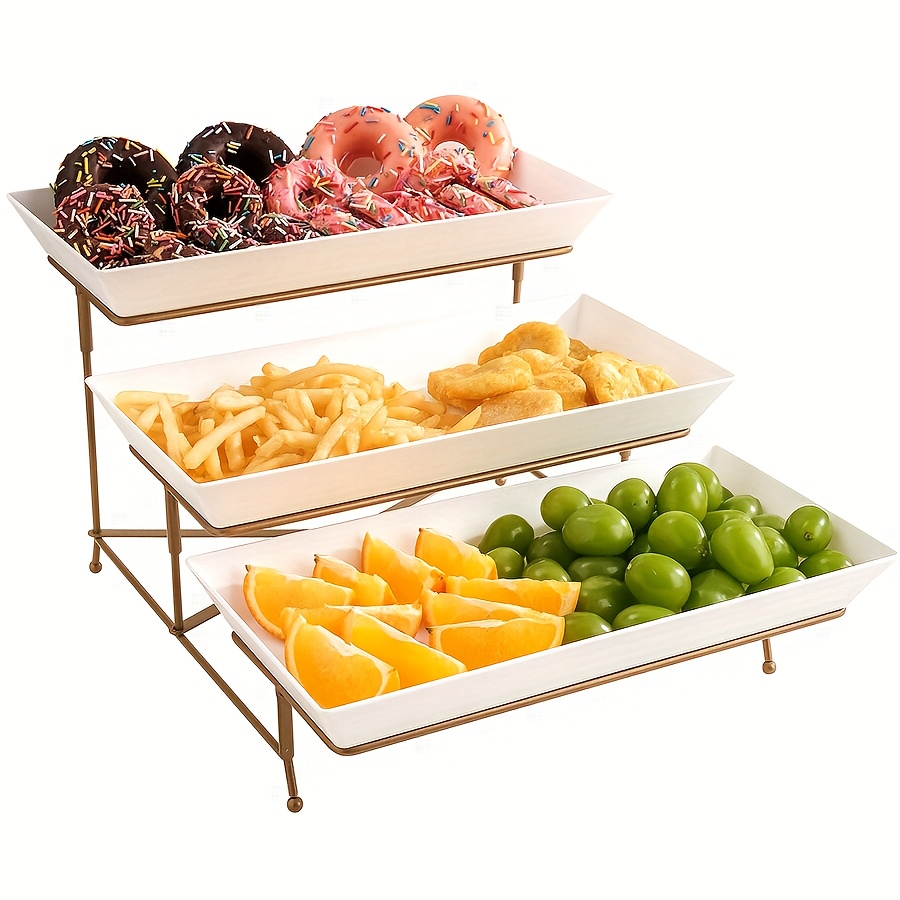 3 tier vertical plastic cake black plates - Temu Germany