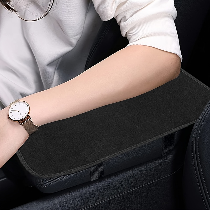 TEMU 1 stuks Auto Armsteun Pad, Middenconsole Booster Pad, Zwart, Geschikt voor Voertuig Interieur, Armsteun Cover, Auto Armsteun Box Booster Pad, GM