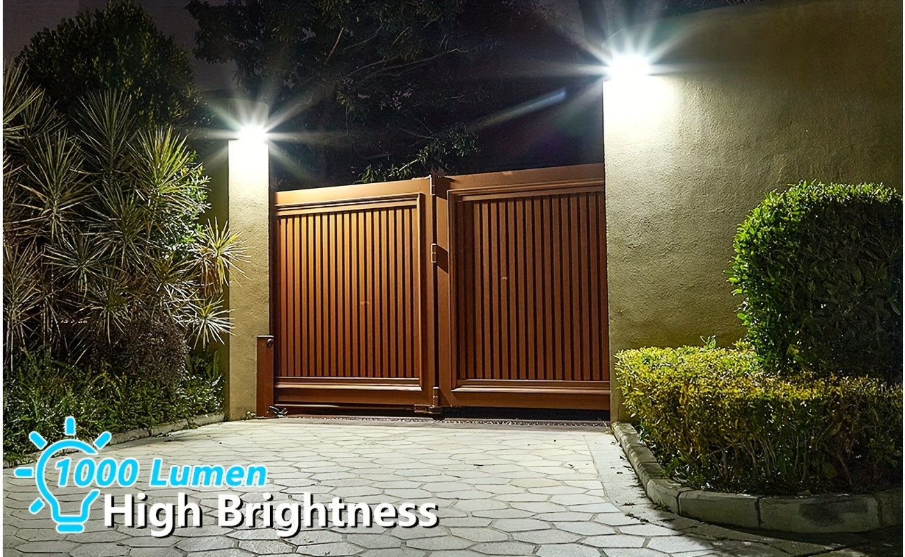 4/2/1件装太阳能户外感应夹灯-ip65防护等级，高亮度5630led，自动开关，可夹持或壁挂，适用于露营、车库、庭院及商业照明，结构坚固耐用。圣诞礼品装饰 商品详情 3