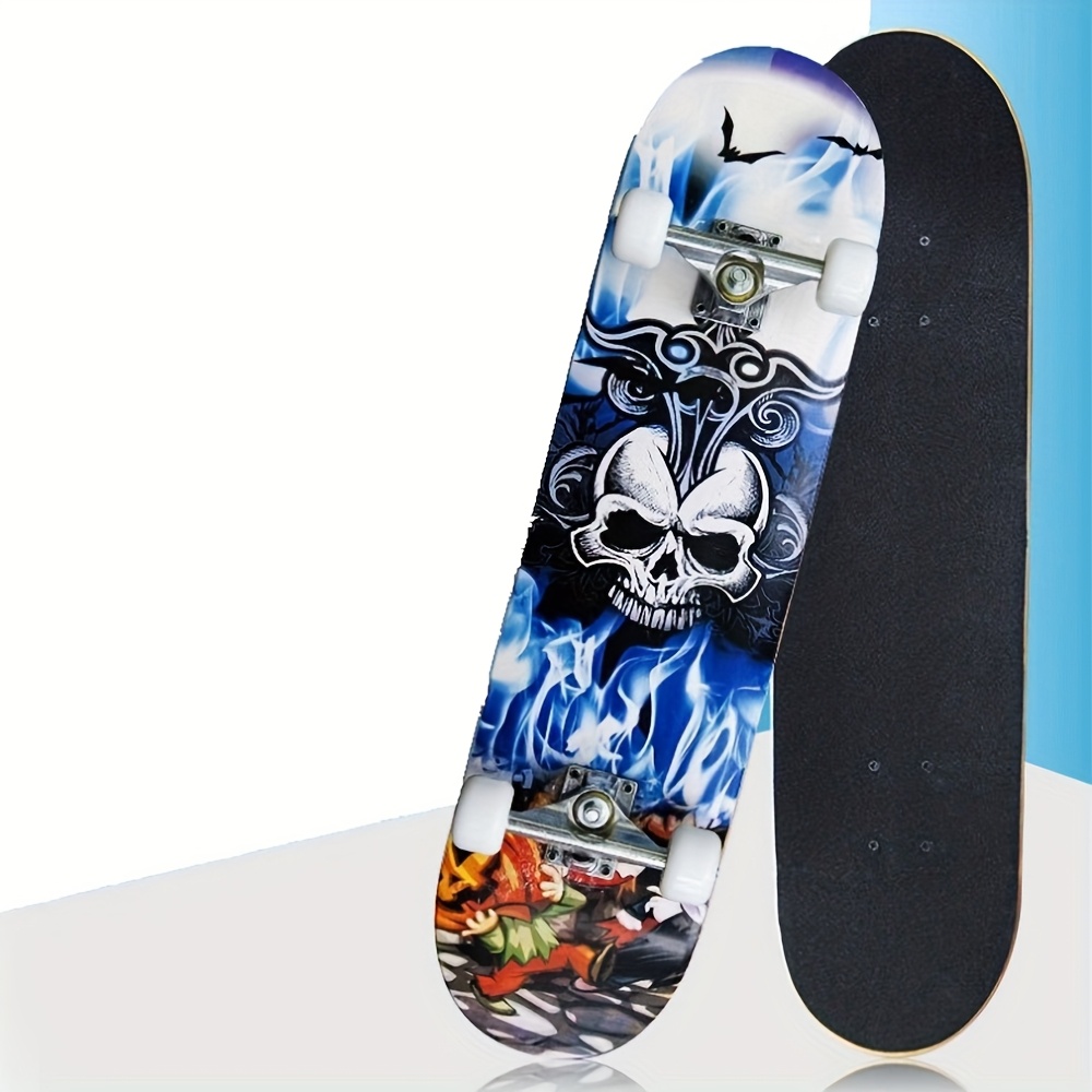 79cm Long Cruiser Skateboard With Silent Pu Wheels - 250kg Load Capacity, Suitable For Adults/commuting/fitness, Shockproof, Silent Riding - Durable Deck, Suitable For /skate Parks