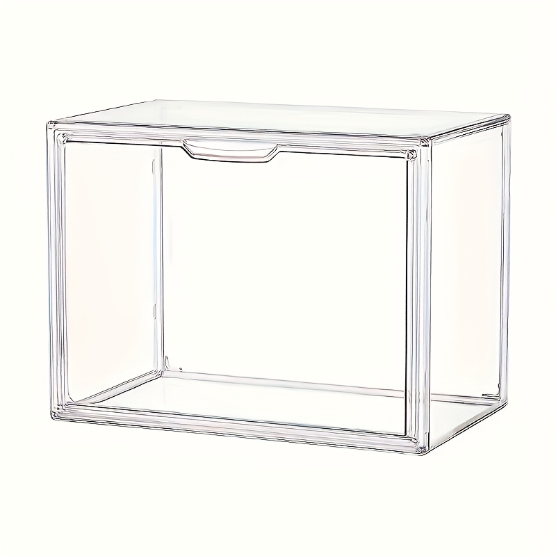 

1pc Luxury Acrylic Magnetic Lid Storage Box - Dustproof Display Case For Models, Tools, Books, Art Supplies - Large Capacity, High , Fragrance-free Material ()