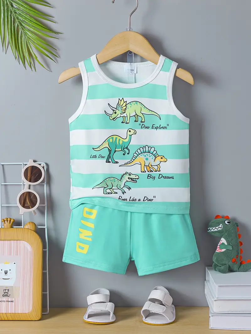 Set Estivo Bambino: Canotta E Shorts A Scacchi - Cotone Morbido, Stampa Beach Bum, Per Spiaggia E Giochi - Foto 7