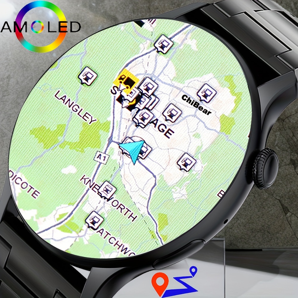 GT3 Pro - Reloj inteligente para hombre, NFC, impermeable, deportivo,  fitness, Bluetooth, llamadas, reloj inteligente para Android iOS (correa de  acero plateado) : : Electrónica