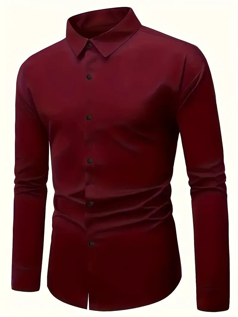 red dress shirt amazon Mens Red Dress Shirts