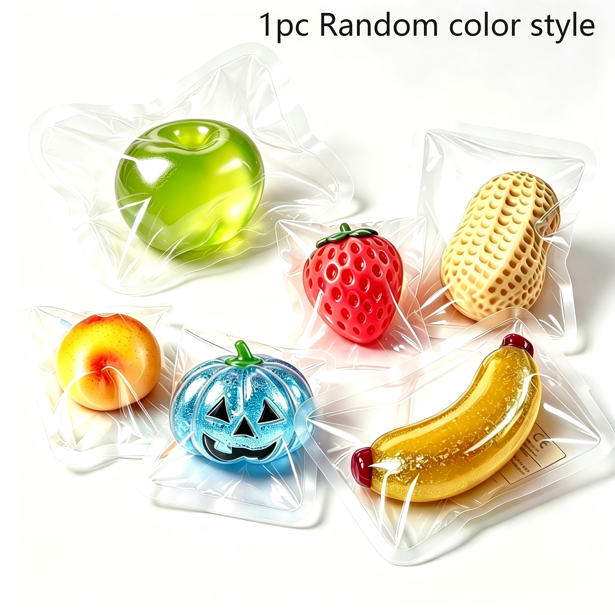 Image of 1pc Fei Squeeze Toy, Random Color And Random Style Cute Squeeze Toys, Slow Rebound Stress Relief Toys, Kids Party Favors, Birthday Gifts, Classroom Prizes, Holiday Presents