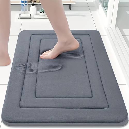 1pc memory foam bath mat kitchen rug vintage absorbent non slip mat long mat comfortable standing mat suitable for living room bedroom bathroom kitchen sink laundry room office area rug valentines