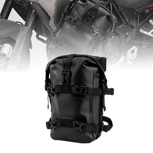 motorcycle bumper frame bag waterproof 5l 8l motorbike crash bar bag repair tool storage side bags black for k1600gt gtl r1200gs for suzuki vstrom