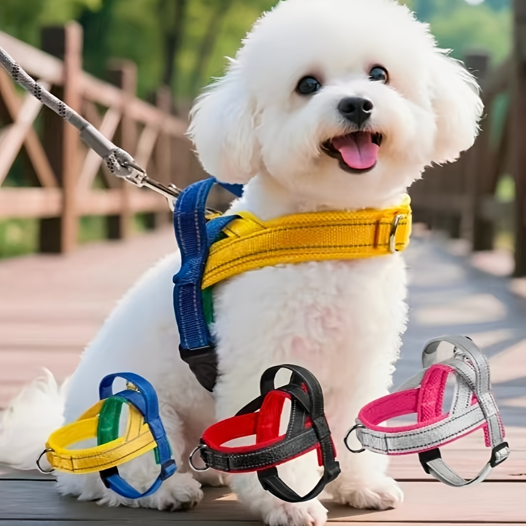 Adjustable Anti-Pull Dog Leash with Saddle-Style Chest Harness