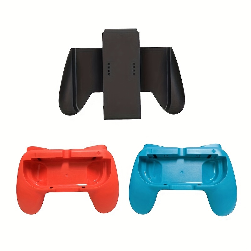 

3-pack Switch Controller Grip Handles Set, Abs Material, Steering Wheel Attachment Accessory Kits For Nintendo Switch