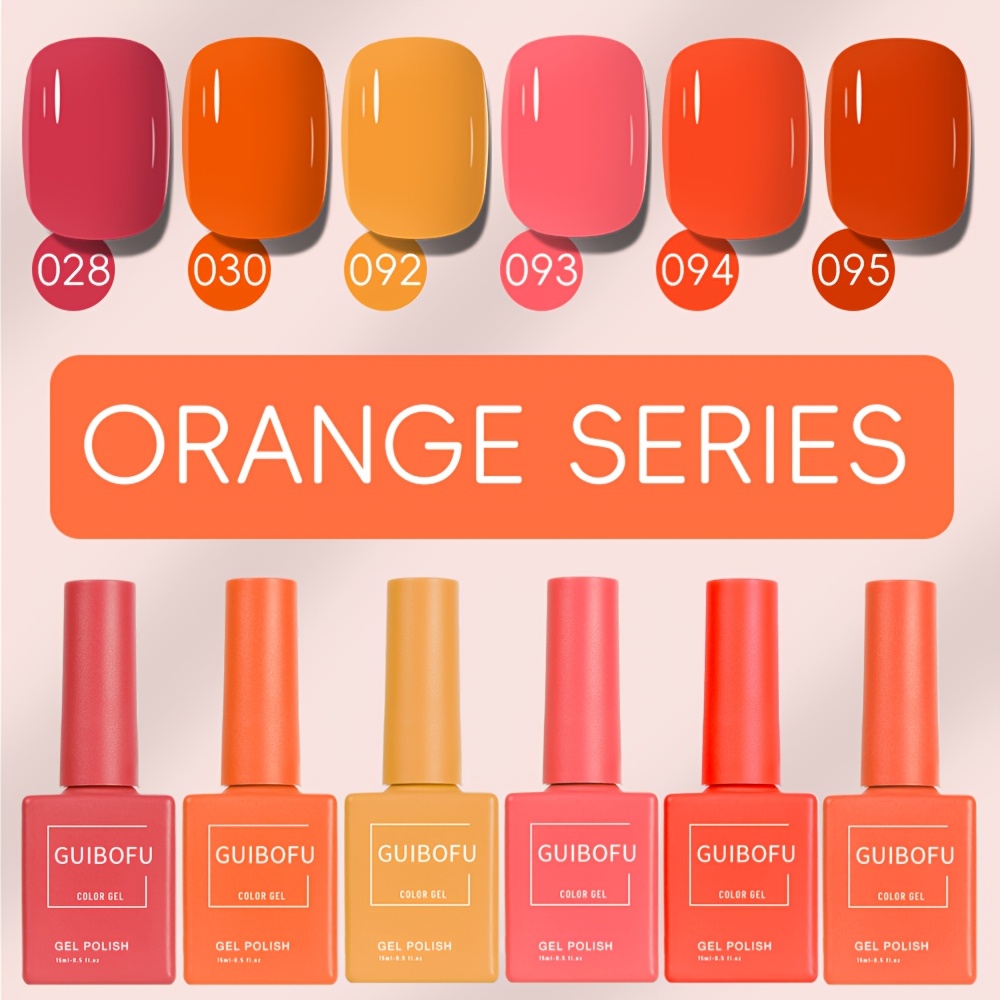 6pcs minimalist multi color gel nail polish set 120 shades - Temu