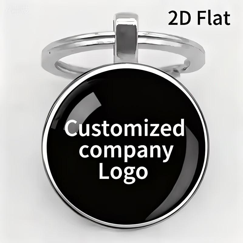 customized 1 20pcs customized time gem glass keychain can customize logo   photos etc suitable for festival celebrations parties company event gifts bulk customization