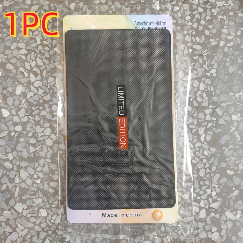 TEMU 1pc Tapis Antidérapant pour Voiture Édition Limitée, Convient pour Tableaux de Bord de Voiture, Téléphones Portables et Clés - Tapis