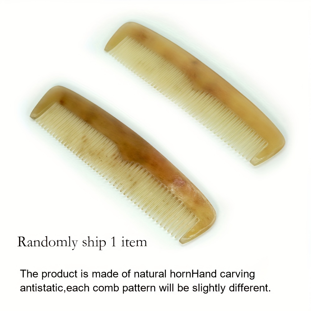 1pc Premium Handcrafted Comb - Smooth Gliding Massage Tool For Care, Portable Jade-like Design - Perfect Mother's Day Gift For Relaxation
