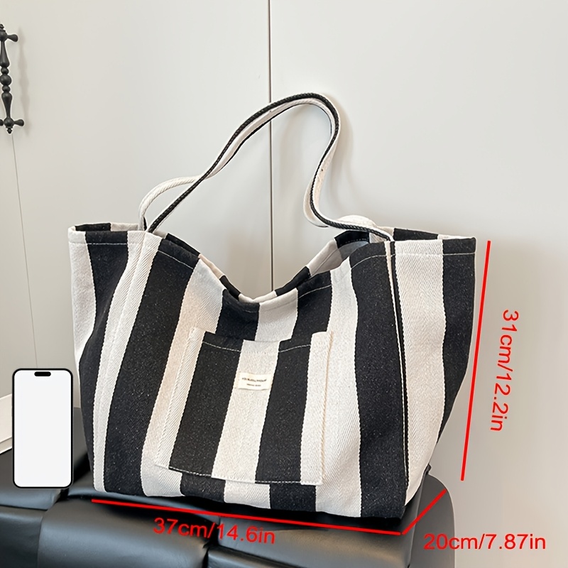 tote tasche damen stilvolle gestreifte tasche in Temu Austria