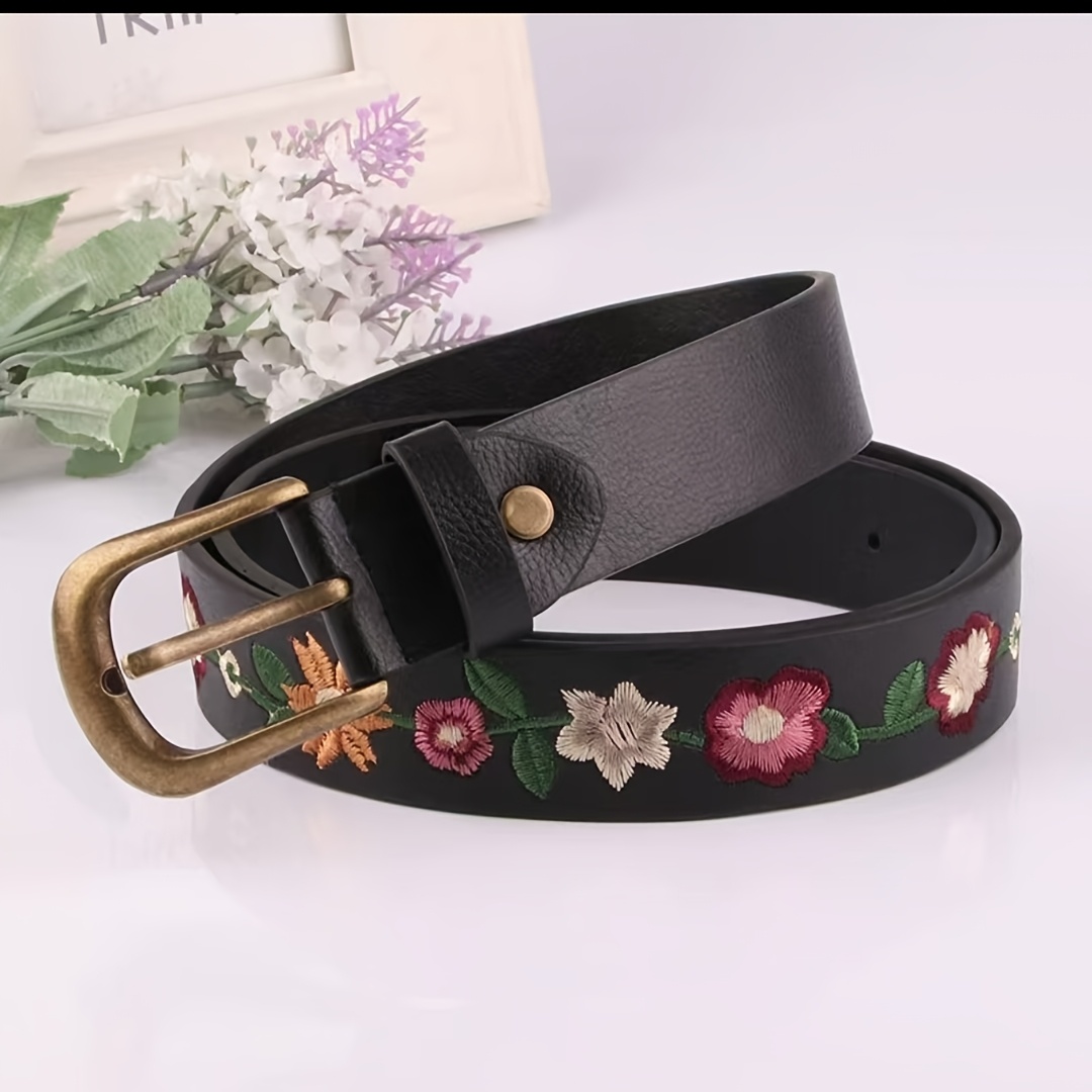 Image of 1pc New Heavy- Vintage Style Women's Belt, Suitable For Trousers And Skirts, Street Style, Versatile And Belt