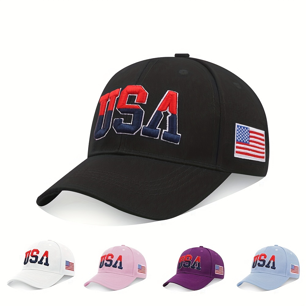 

Usa Embroidered Baseball Cap Unisex Fashion Casual Hat For Men And Women Trucker Hat