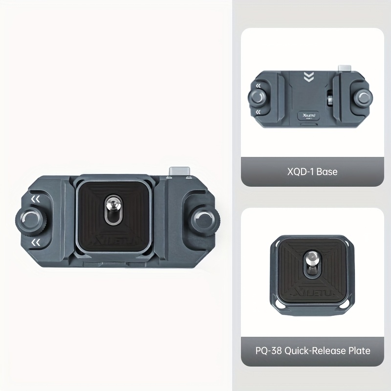 Image of Xiletu Quick Release Plate And Tripod Slider Mount For Dslr Cameras - Standard, Aluminum Alloy, No Electronics Or Motherboard Included, Camera Mounting | | Aluminum Alloy