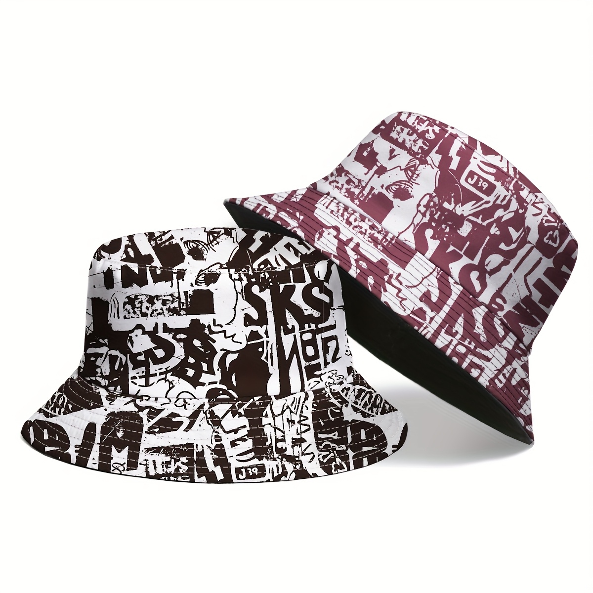 BT21 LINE Friends Bucket Hat, Wide Brim Packable Summer Travel Cap