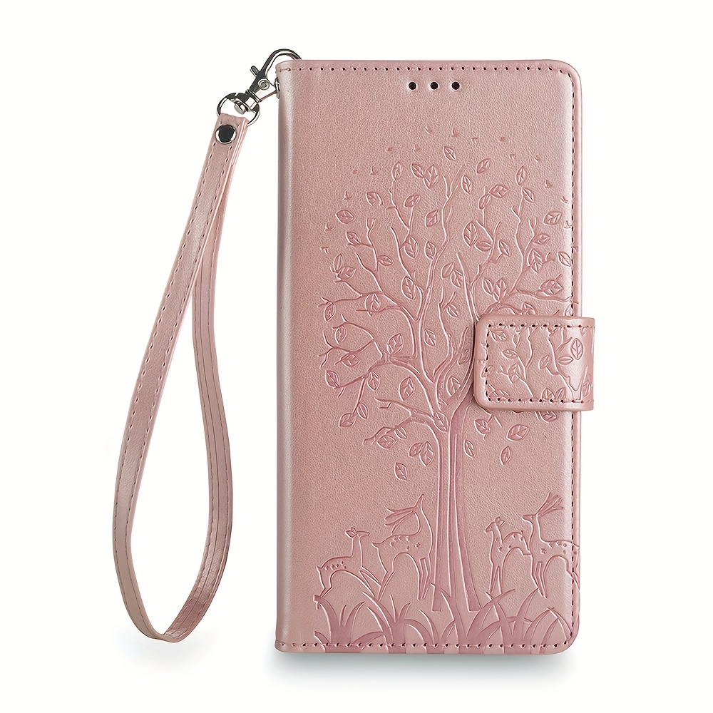 TEMU Phone Case - Suitable For Galaxy A17 A16 A15 A14 A13 A12 A26 A25 A24 A23 A22 4g 5g Trendy Phone Case With Card Holder Protective Printed With