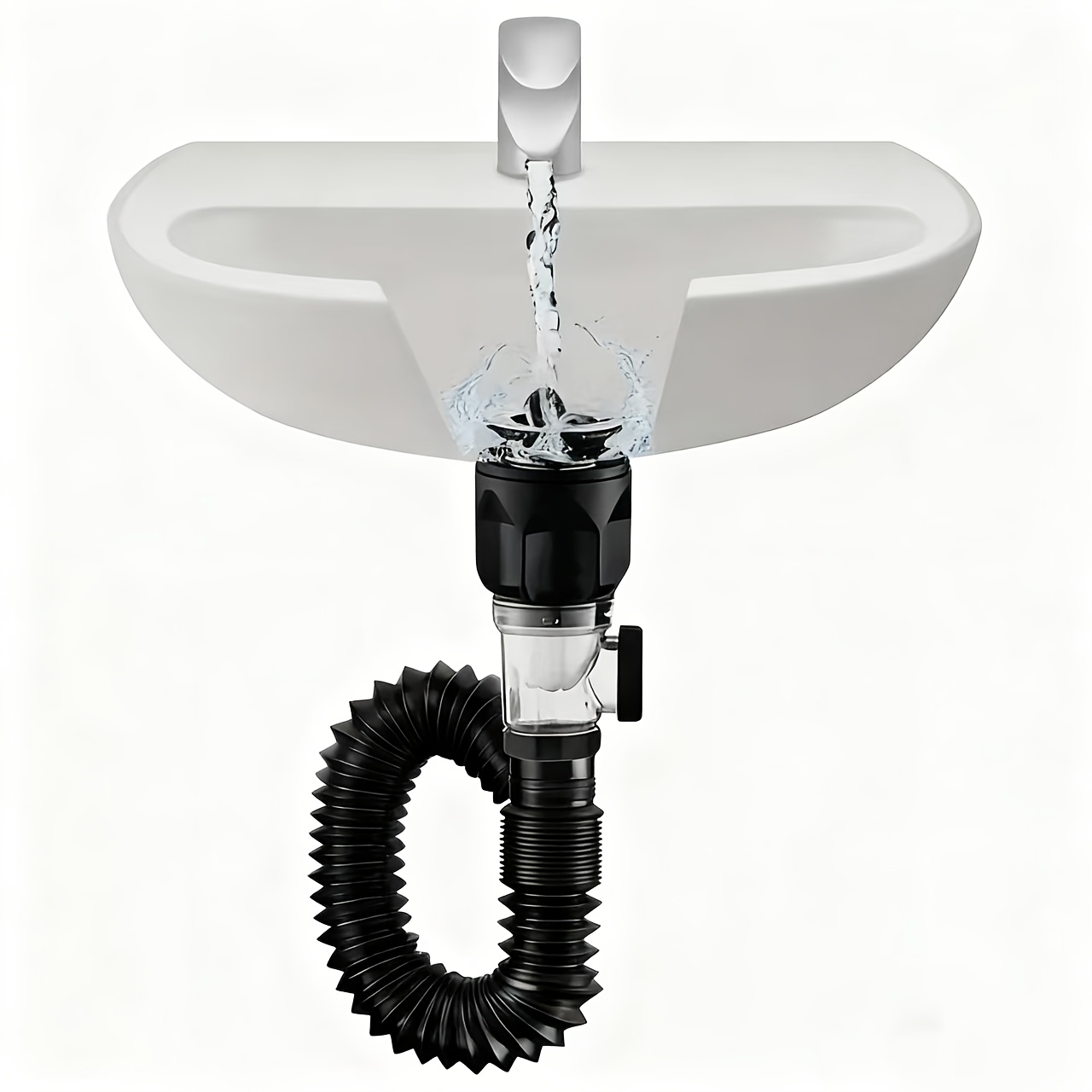 Image of 1pc - Kitchen Bathroom Sink Drain Pipe Filter - Sink Bathtub Drain Filter, Flexible Space- Design, Installation, , With Hair And Filter Mesh, Suitable For Home Kitchen And Bathroom Decor Accessories