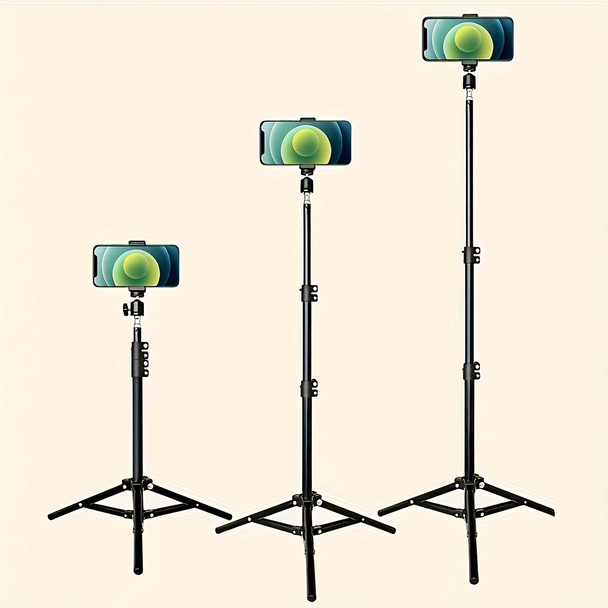 Live Tripod 360 Extendable Mobile Phone Metal Stand Foldable