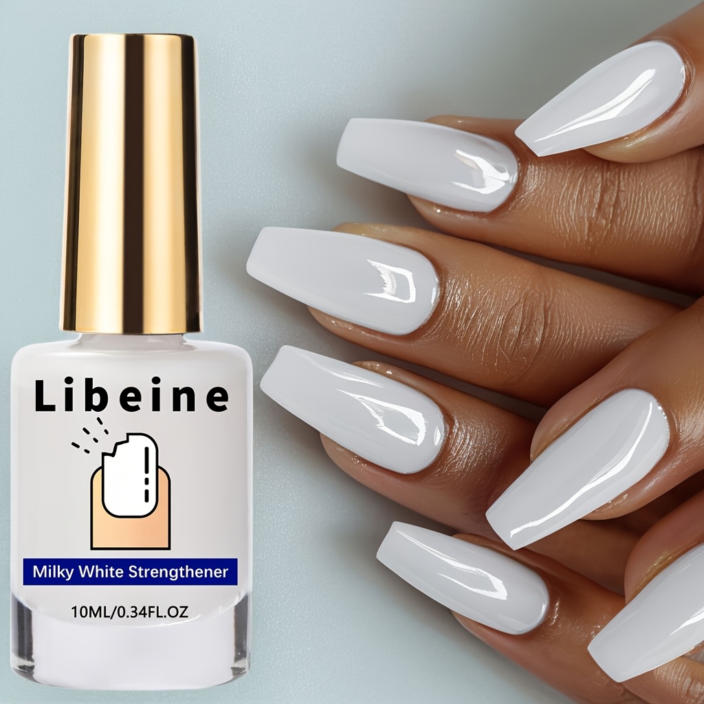 Libeine Nail Strengthener 10ml, Long-lasting Shine & Natural Quick-dry For