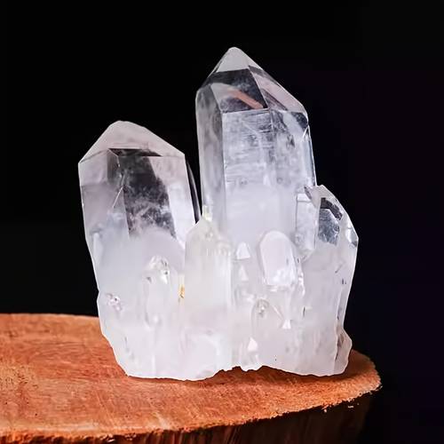 1pc quartz crystal cluster hexagonal prism finished great for boho home decor and room decor perfect gift for fits christmas valentines day mothers day