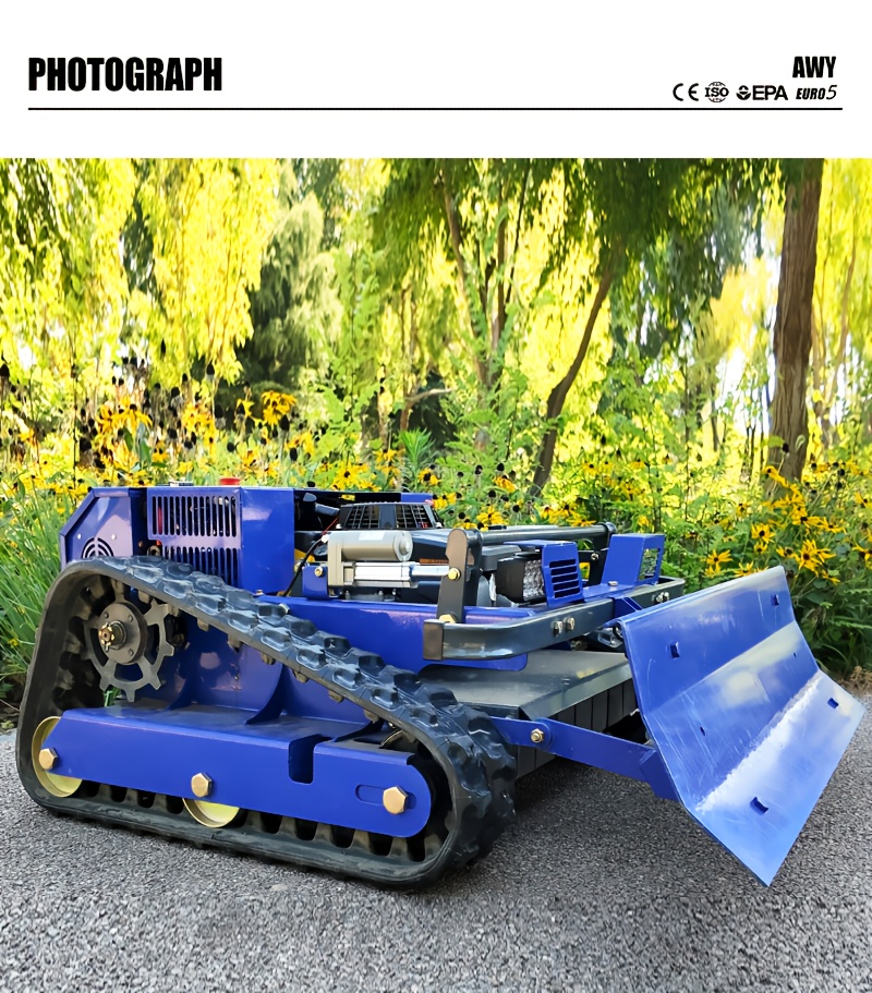 remote controlled lawn mower snow pusher all terrain self propelled robotic lawn mower outdoor tools garden tools suitable for lawn trimming in       used for winter   ce and epa certified free shipping Product details 13