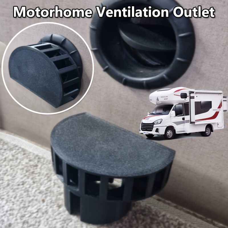 Image of A 1pc Rv Camping Vehicle Vent That Adjusted , Suitable For Rvs And Caravans, Providing Heat Distribution From The Heater, Without Battery